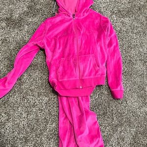 Old school Fashion Nova velour tracksuit